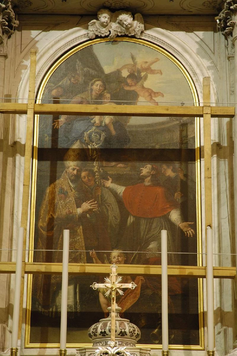 Madonna e i Santi Martino vescovo e Carlo Borromeo - Tolmezzo, Duomo di san Martino 1